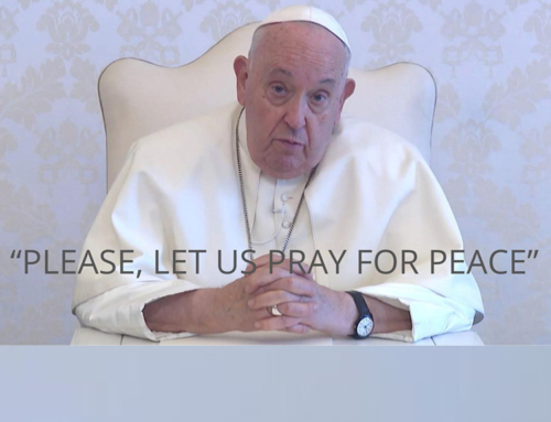教宗方濟各：「請一起為和平祈禱！」